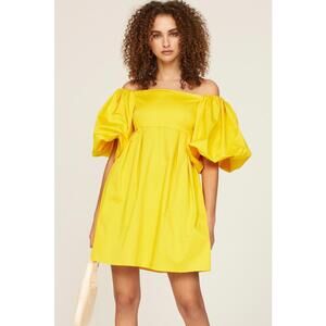Peter Som x RTR Yellow Satin Dress Size 12